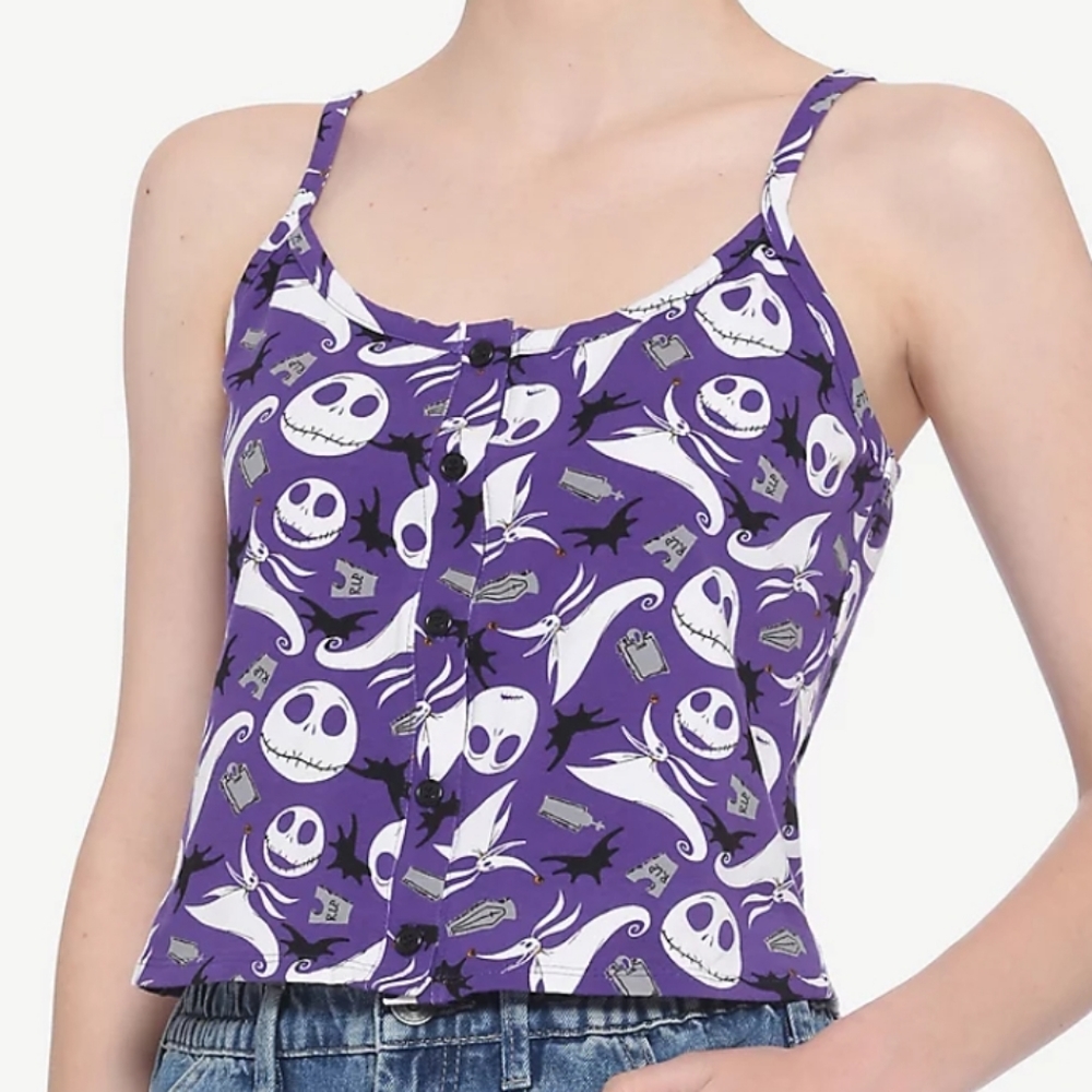 Nightmare Before Christmas crop tank XL